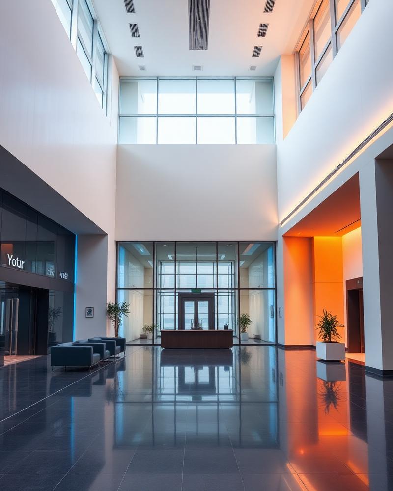 Dluxelogic operations headquarters lobby